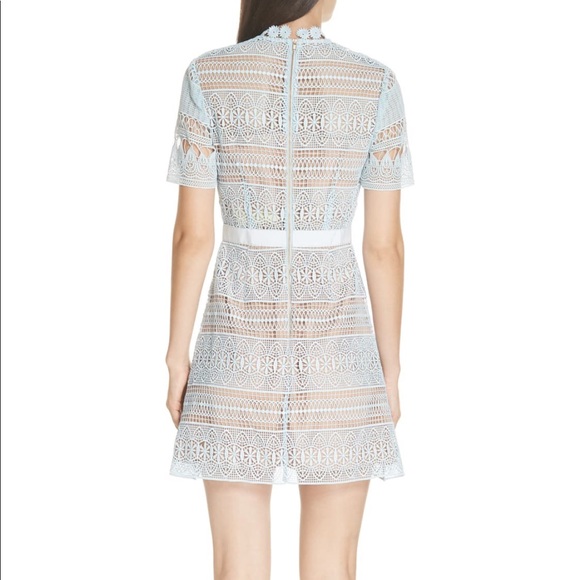 Self-Portrait Lace A-Line Minidress - Picture 2 of 7